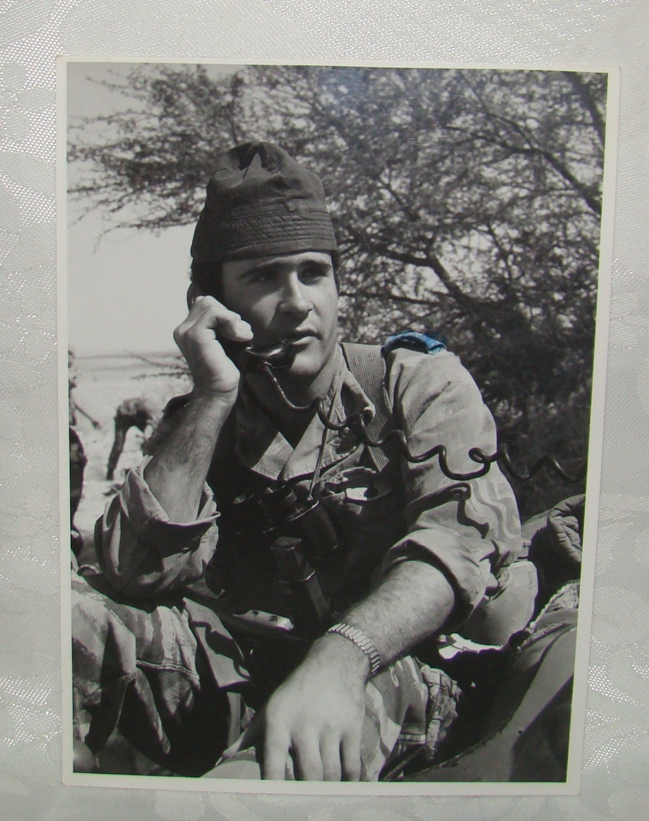 Israel Army Jewish vintage Military Early IDF 195? Soldier Sinai Egypt War Photo