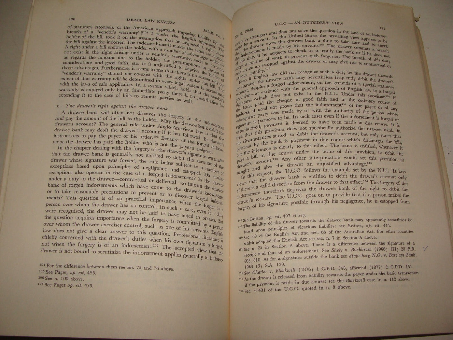 Jewish Judaica 1968 Israel Israeli Supreme Court JUDGE AHARON BARAK Law Review