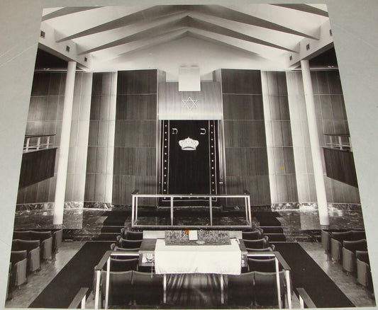 Photo Jewish 1960s Judaica France Paris Synagogue