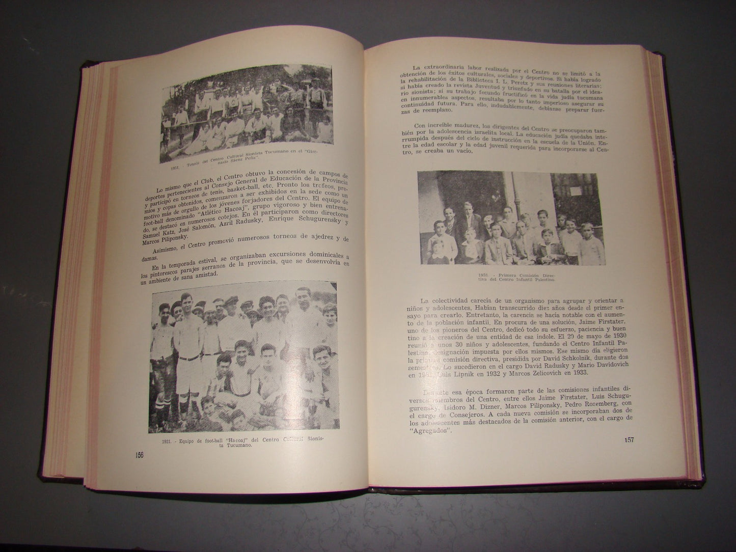 Book Jewish judaica Historia comunidad israelita Tucuman book 1971 1st Argentina