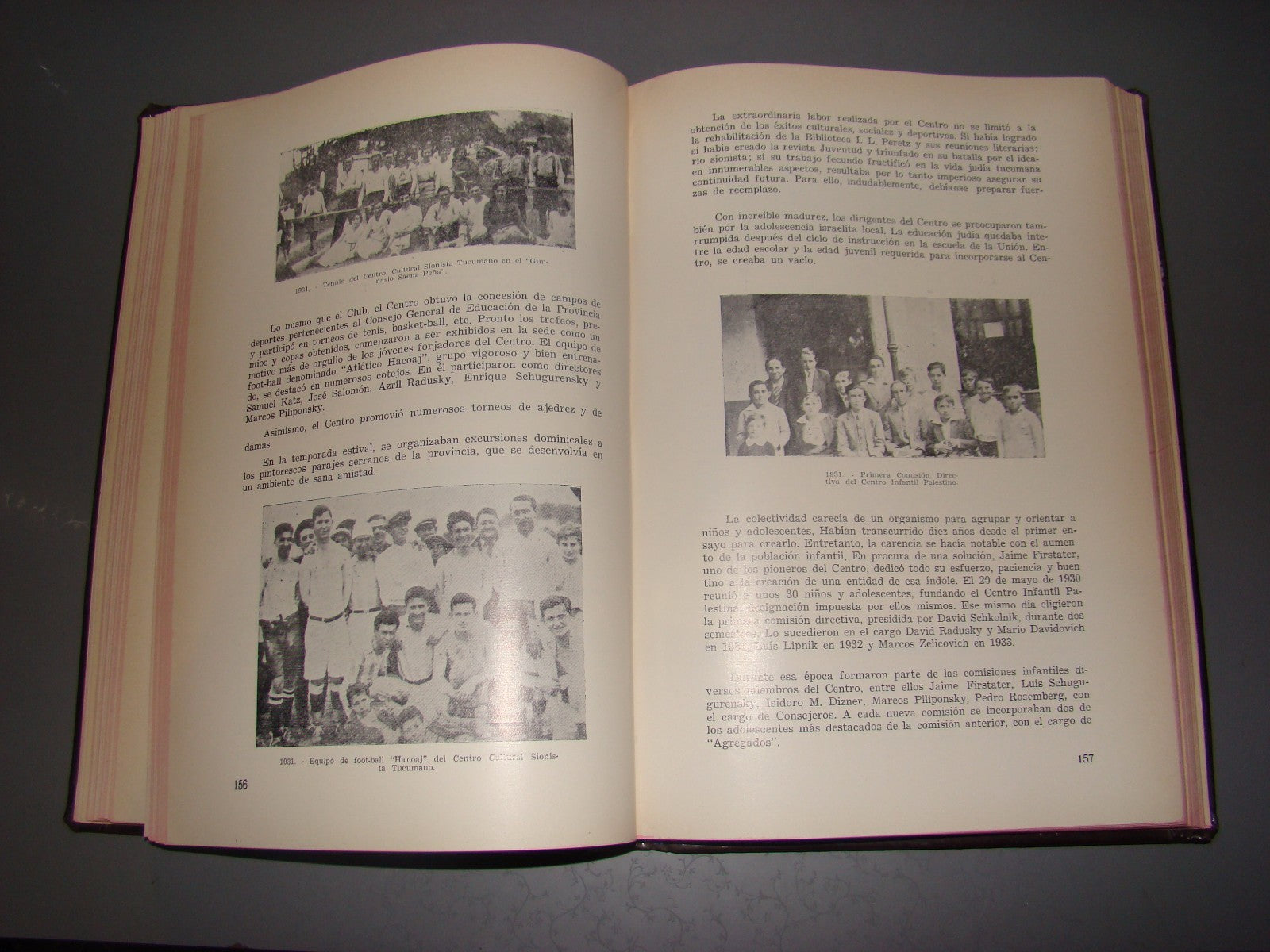 Book Jewish judaica Historia comunidad israelita Tucuman book 1971 1st Argentina