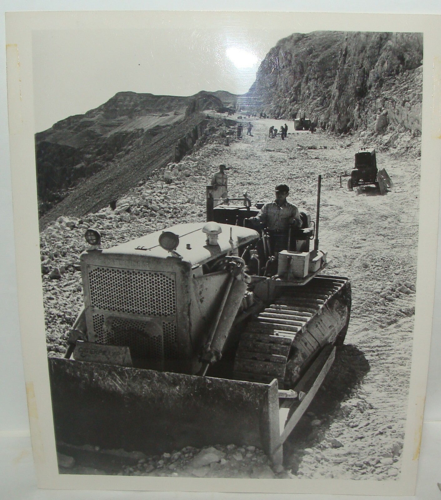 Ad Jewish Vintage 1950s Israel Israeli Press Photo Beer Sheva Sodom Road באר שבע