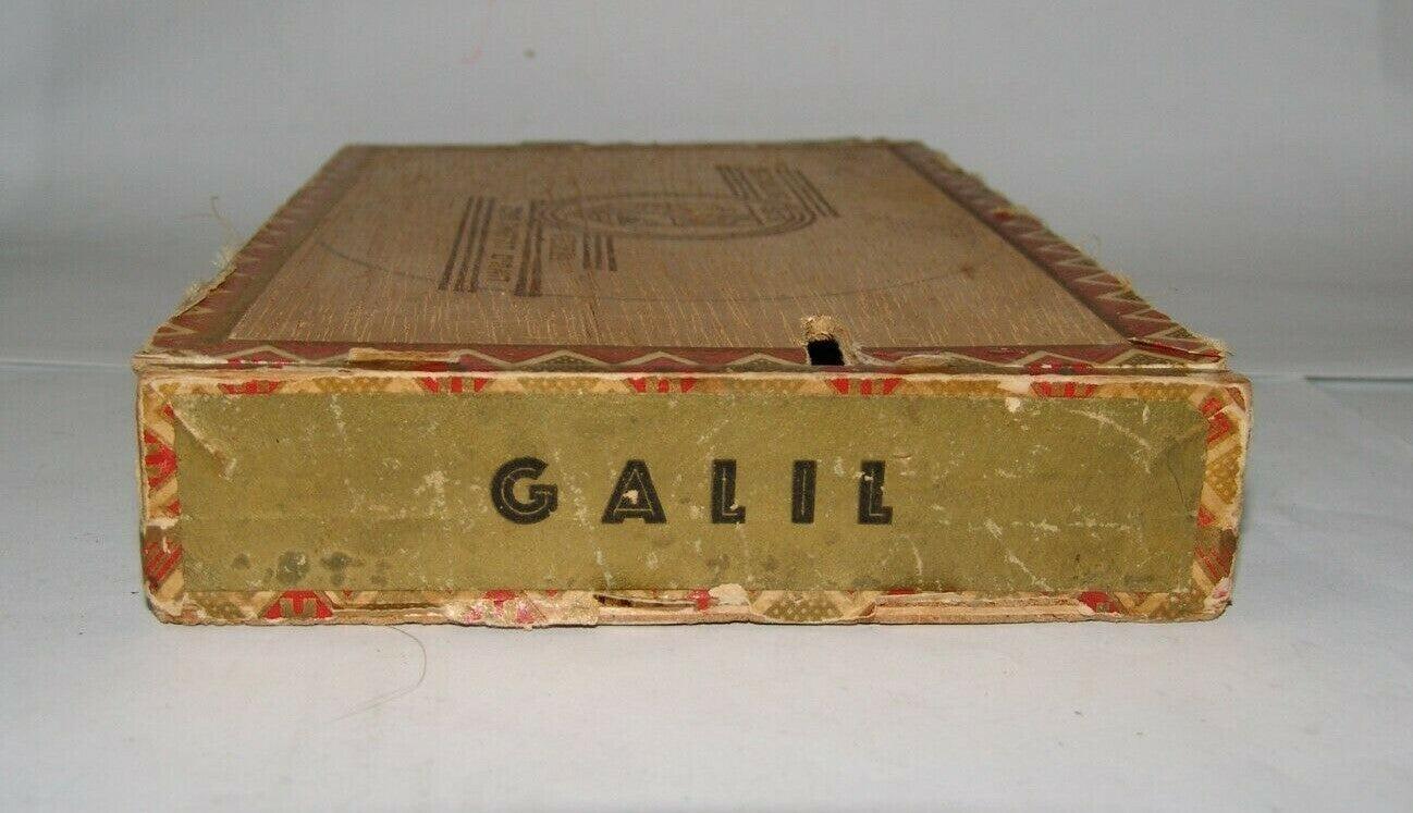 ad Palestine Jewish Eretz Israel De Haas Haifa GEDEHA cigarette wood box