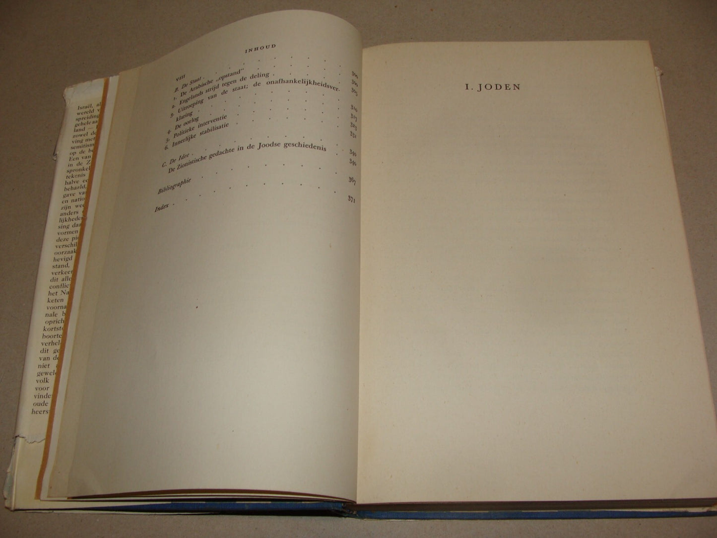 Book Jewish Judaica 1949 ISRAEL Dutch Netherlands Amsterdam Zionism Herzl