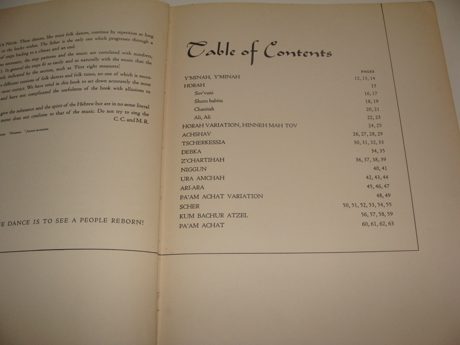 Book Jewish RARE Judaica 1941 PALESTINE DANCES Zionist Music Kibbutz Pioneers