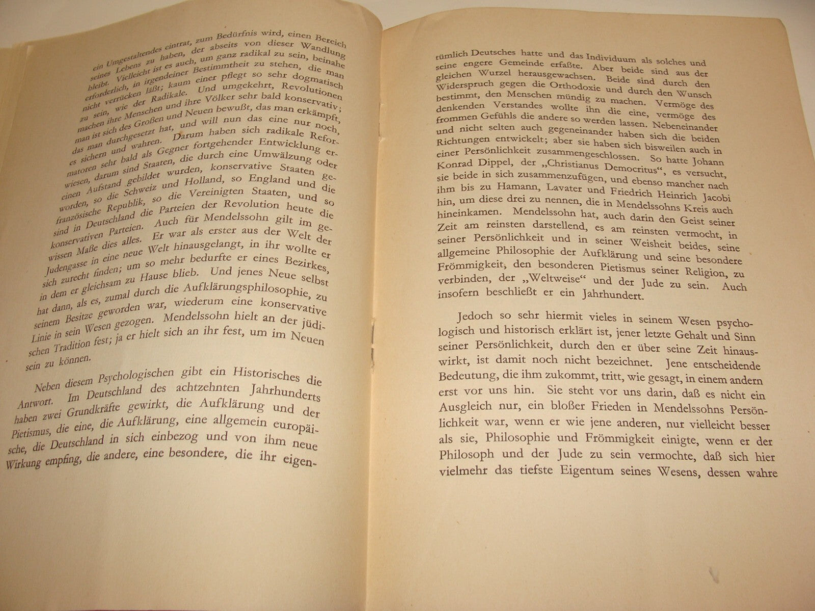 Germany 1929 Jewish Judaica German   Moses Mendelssohn Memorial Rabbi Leo Baeck