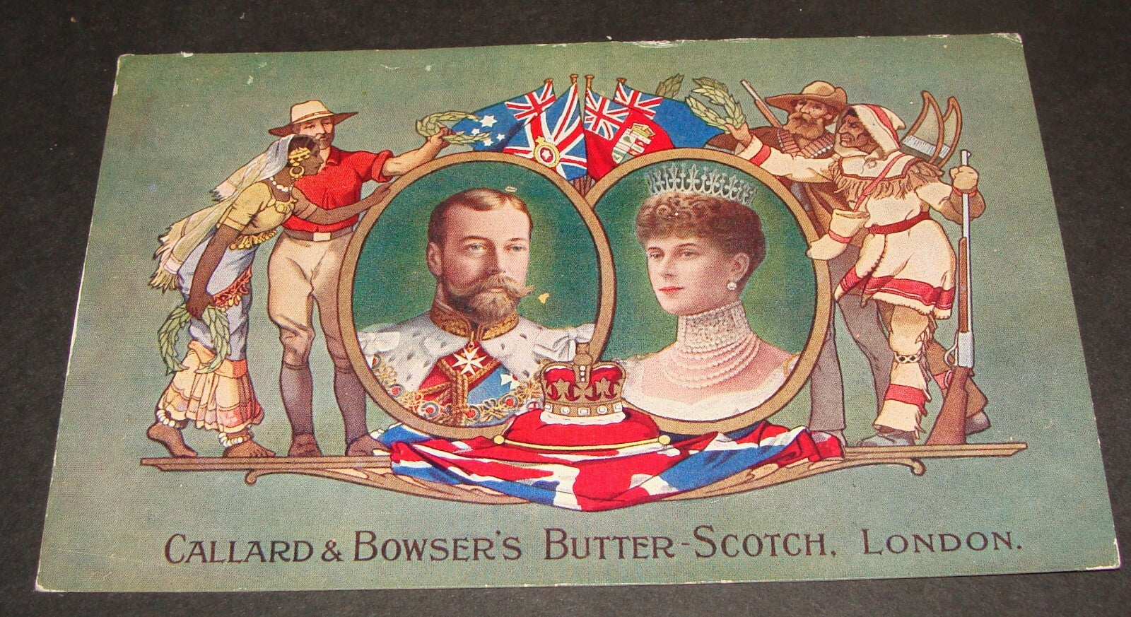 Callard & Bowser's Butter scotch George V Postcard Ad Advertising 1910s