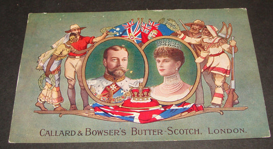 Callard & Bowser's Butter scotch George V Postcard Ad Advertising 1910s