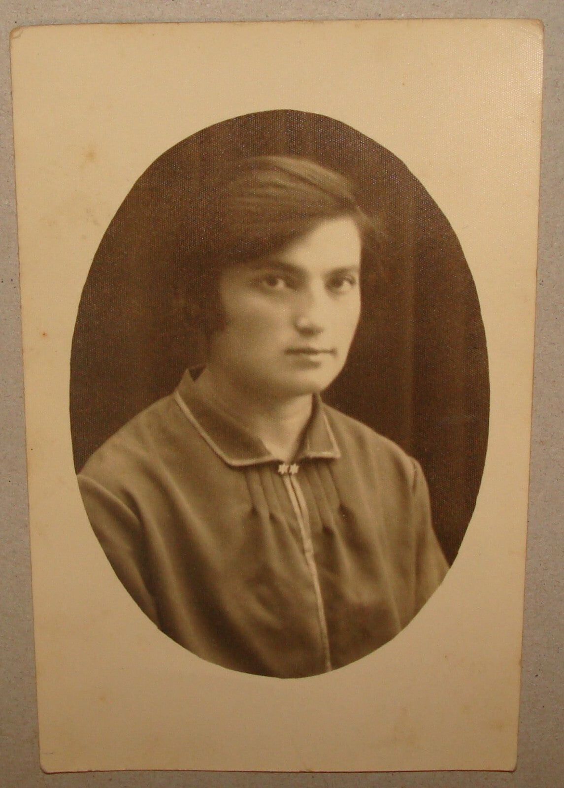 Photo Jewish Card 1929 Ukraine Poland Krzemieniec Postcard Zionist Yiddish