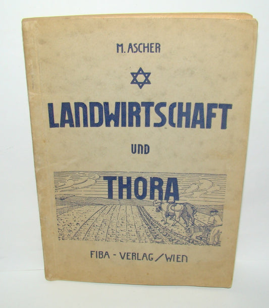 Book Jewish Judaica Wien 1935 Landwirtschaft und Thora M. Ascher Zionism Zionist