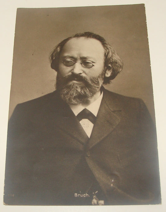 Germany Photo Jewish Card Judaica 1903 MAX BRUCH German Composer Postcard Poland