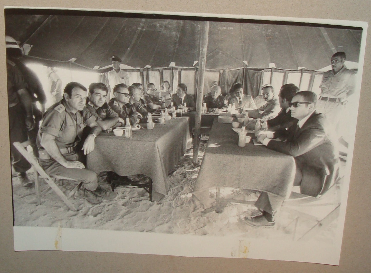 Israel Army Egypt Yom Kippur War 1973 Talks KM.101 Photo Israeli Military