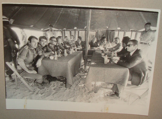 Israel Army Egypt Yom Kippur War 1973 Talks KM.101 Photo Israeli Military