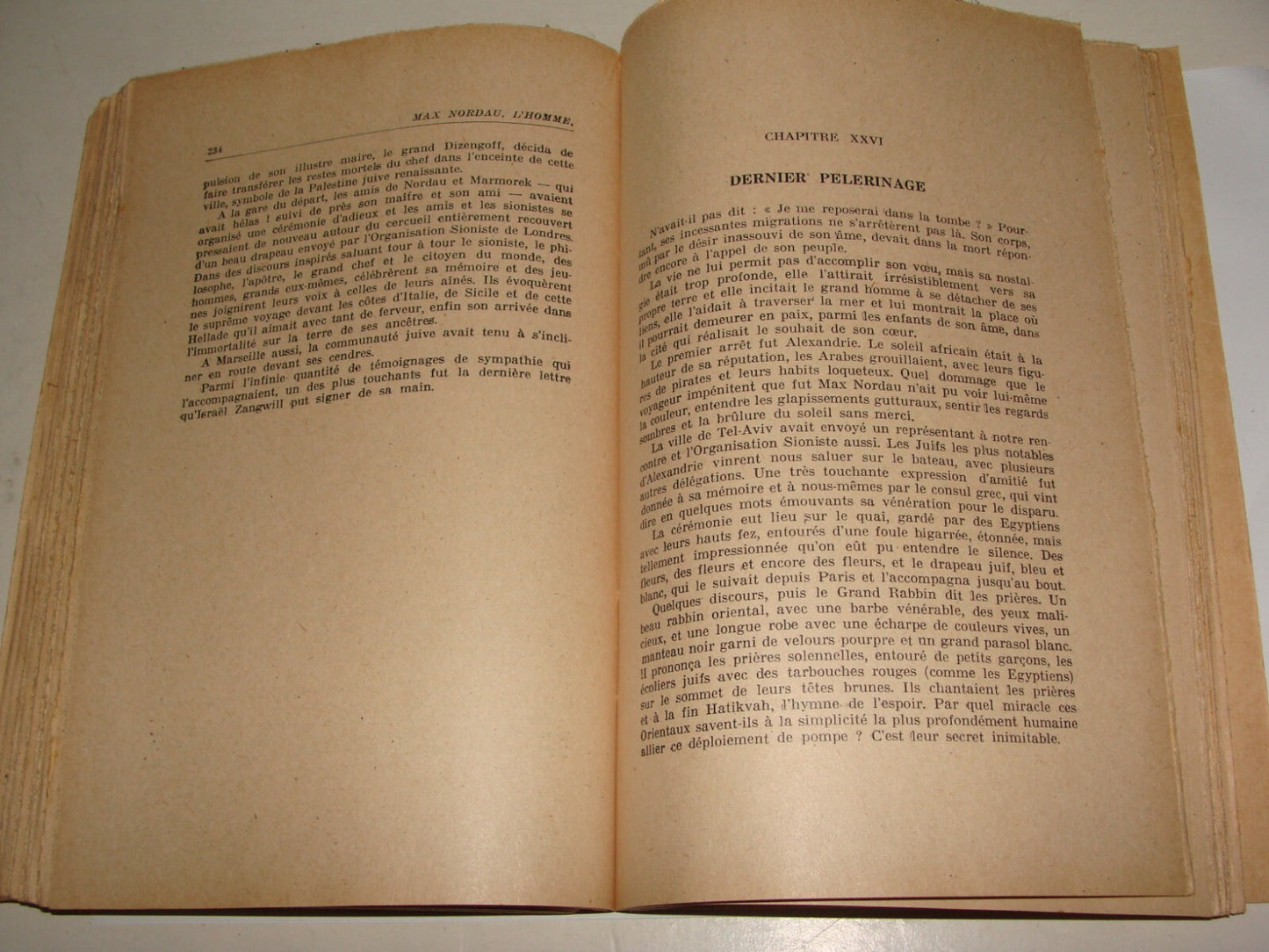 Book Jewish Judaica 1948 Max Nordau MAXA SIGNED History Zionist France French