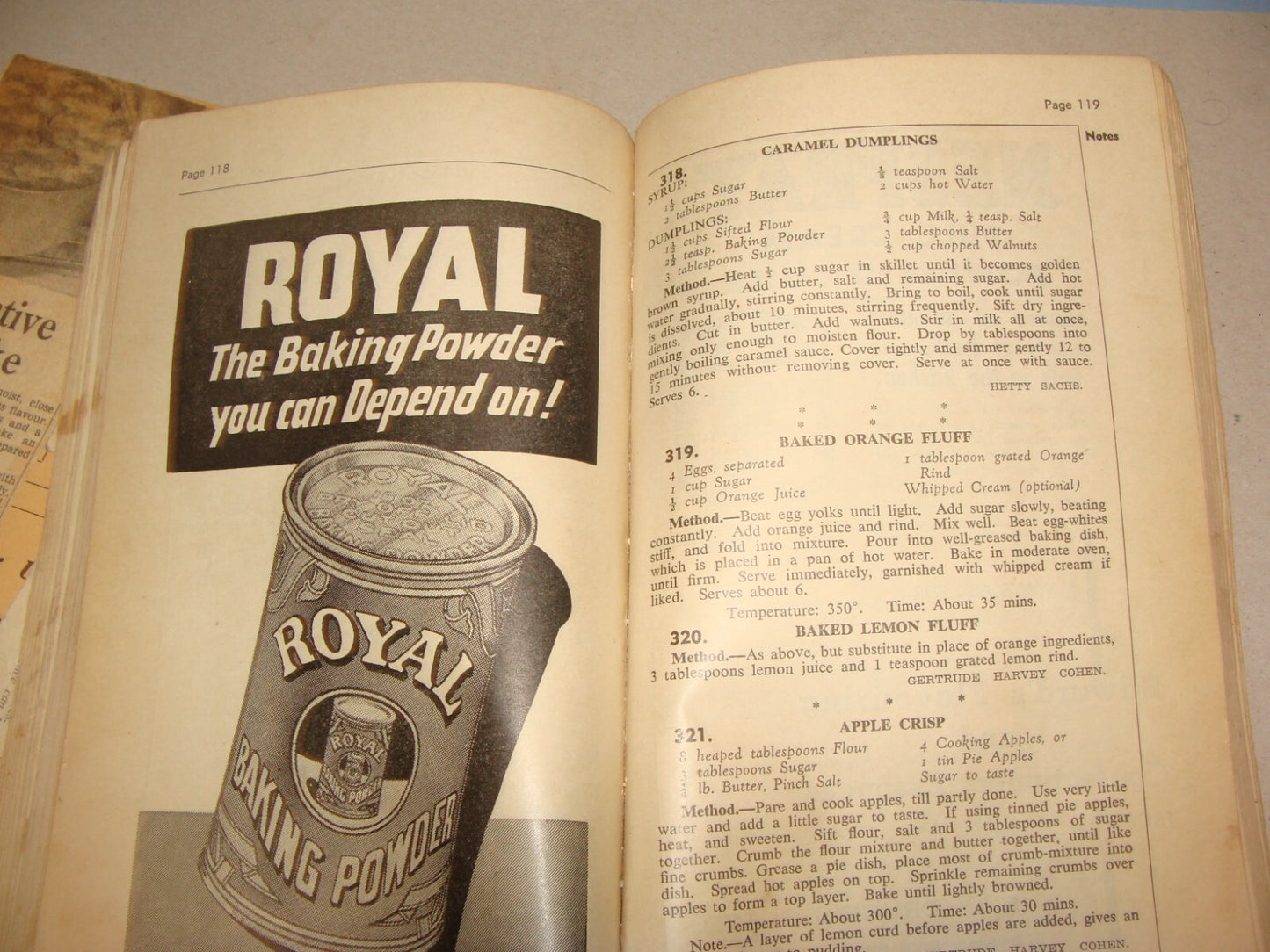 Book Jewish Judaica 1950s Recipe Johannesburg South Africa Women Zionist League