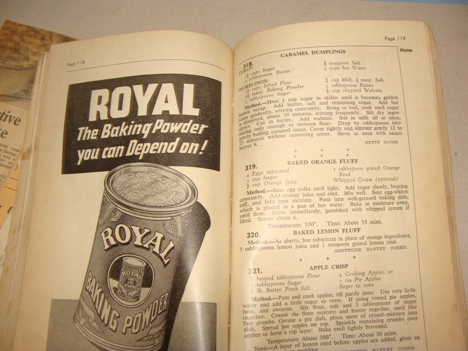 Book Jewish Judaica 1950s Recipe Johannesburg South Africa Women Zionist League