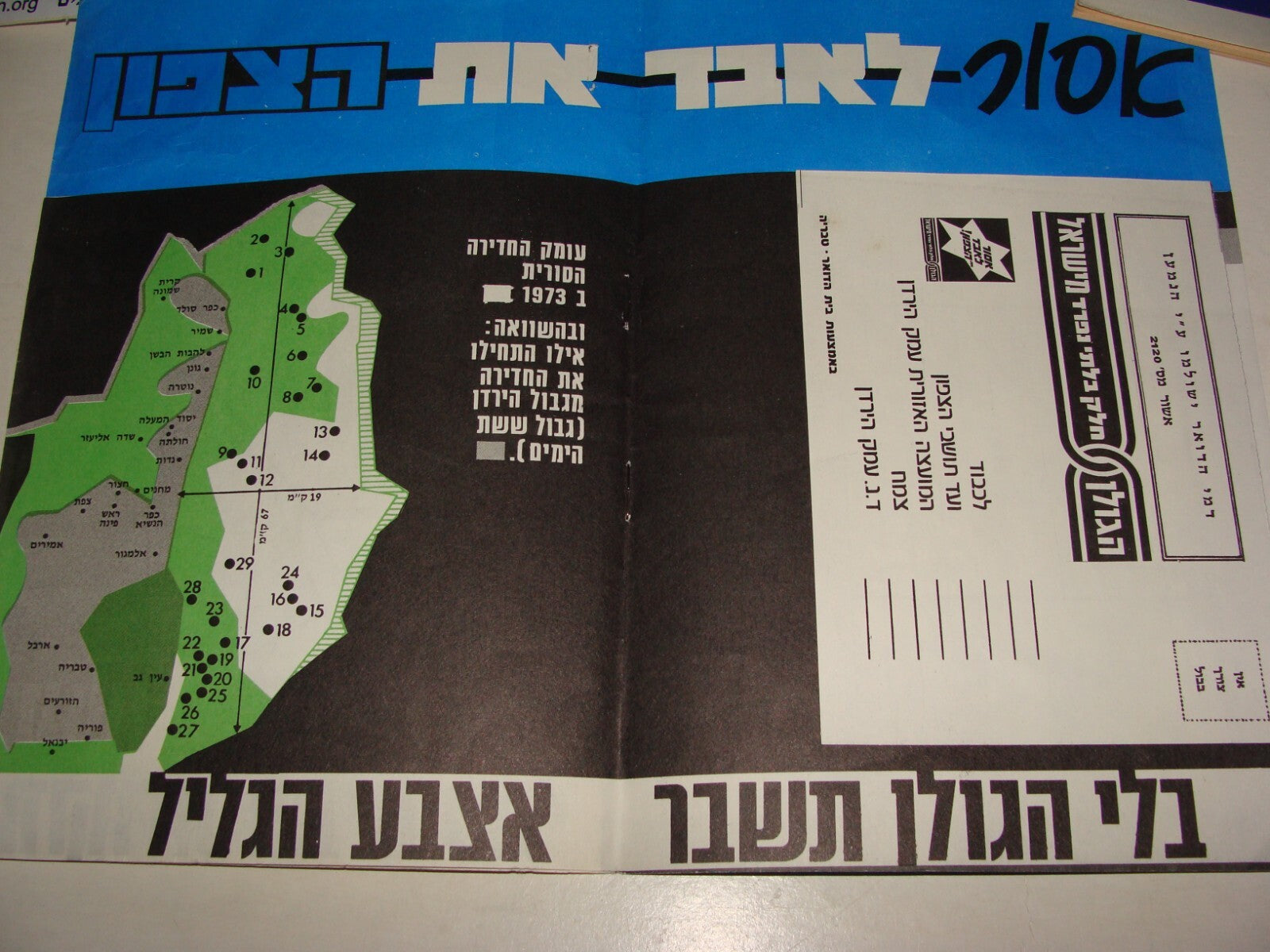 Pol Jewish Hebrew Israel Israeli History Political Propaganda Lot Left \ Right