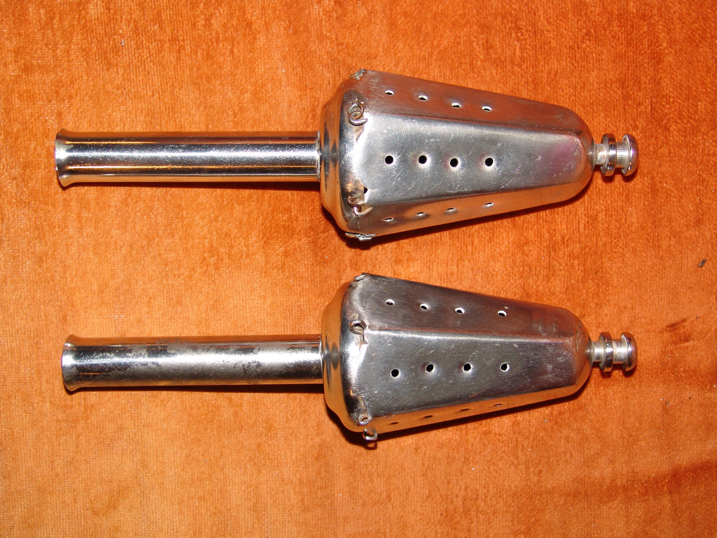 vintage circa 1920 ? moroccan ? north africe rimonim finals judaica jewish