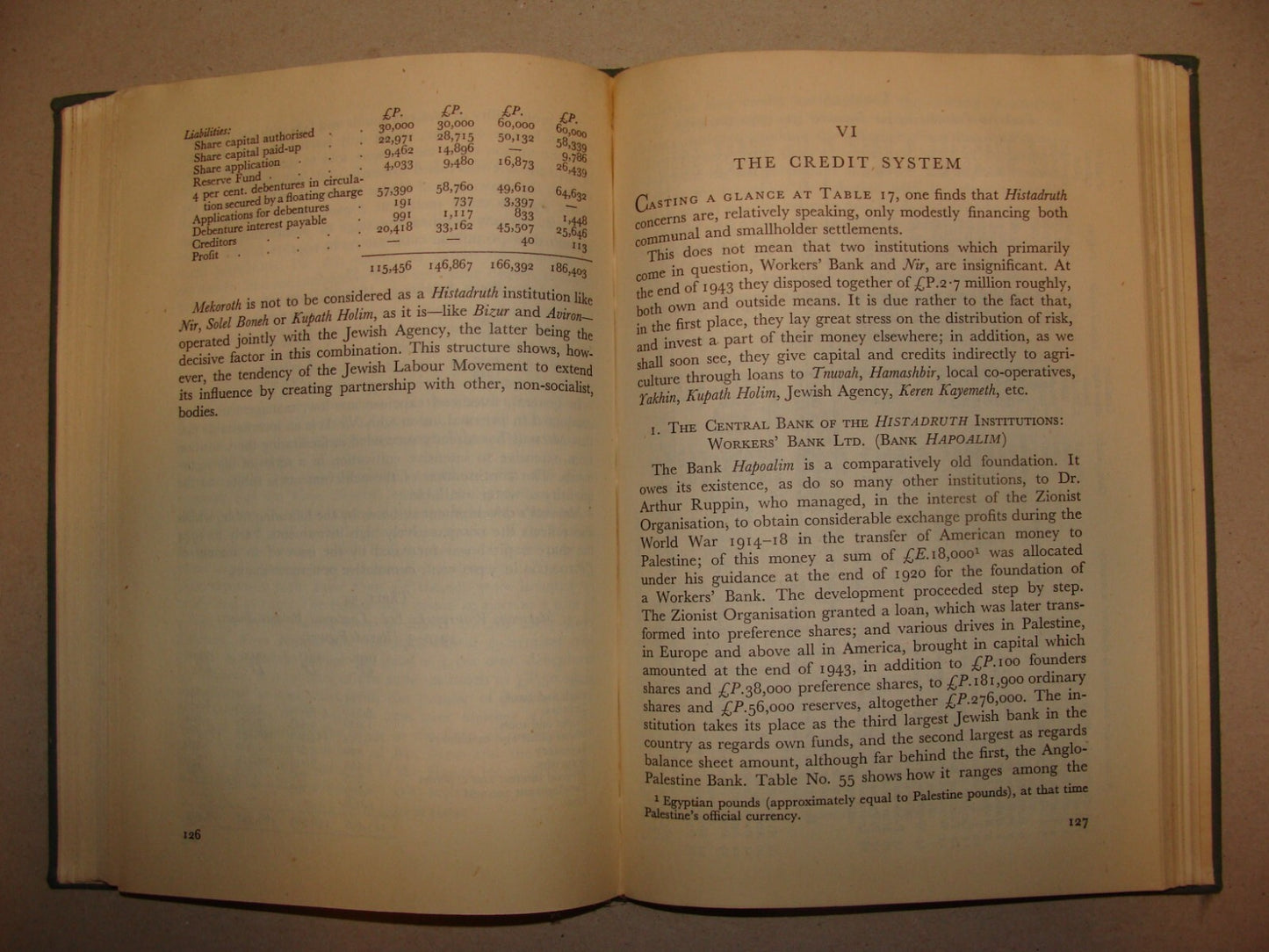 Book Jewish Judaica 1945 Labour Economy In Palestine Israel Muenzner London