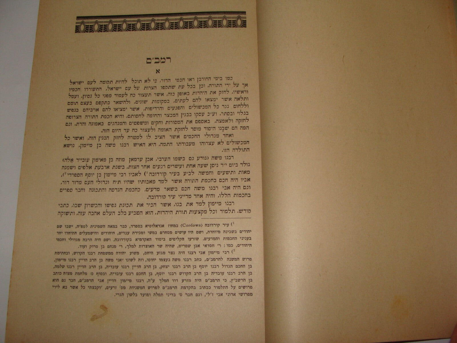 Book Jewish Judaica Austria Vienna Wien 1927 Rabbi History Hebrew Rashi Rambam