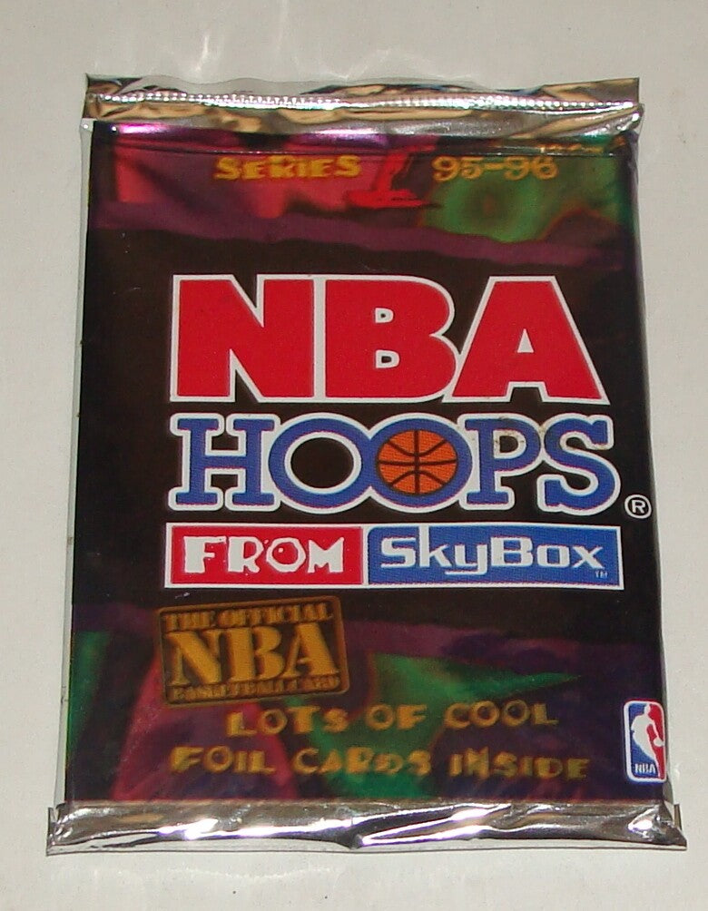 1995 1996  NBA Hoops Basketball Series 1 Sealed Pack 12 Cards SkyBox