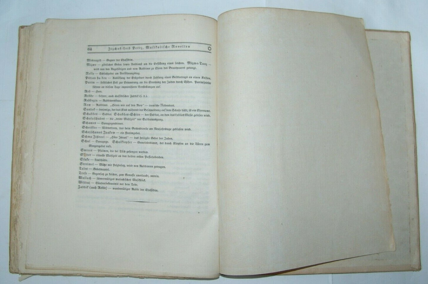 Book Jewish Berlin Musikalische Novellen I L Peretz Steinhardt lithography 1920