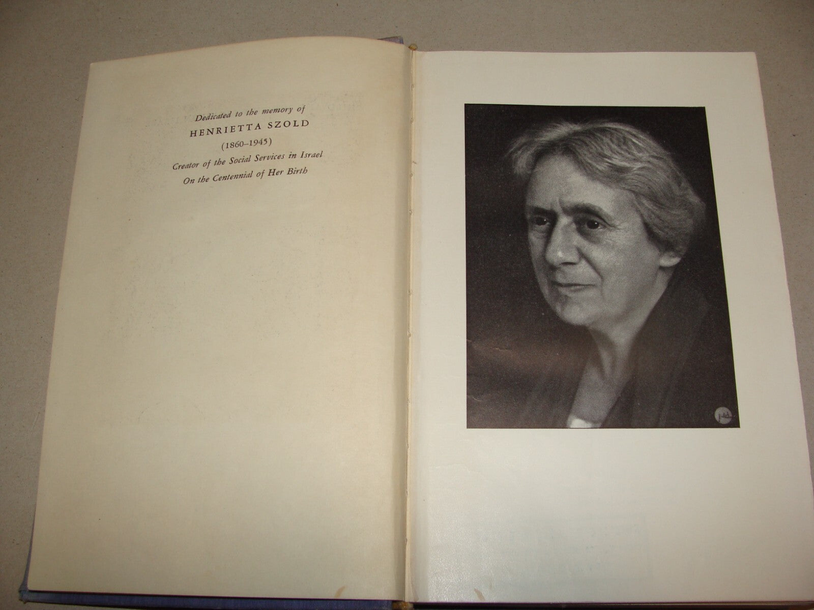 Book Jewish 1960 Child and Youth Welfare in Israel Henrietta Szold Zionist