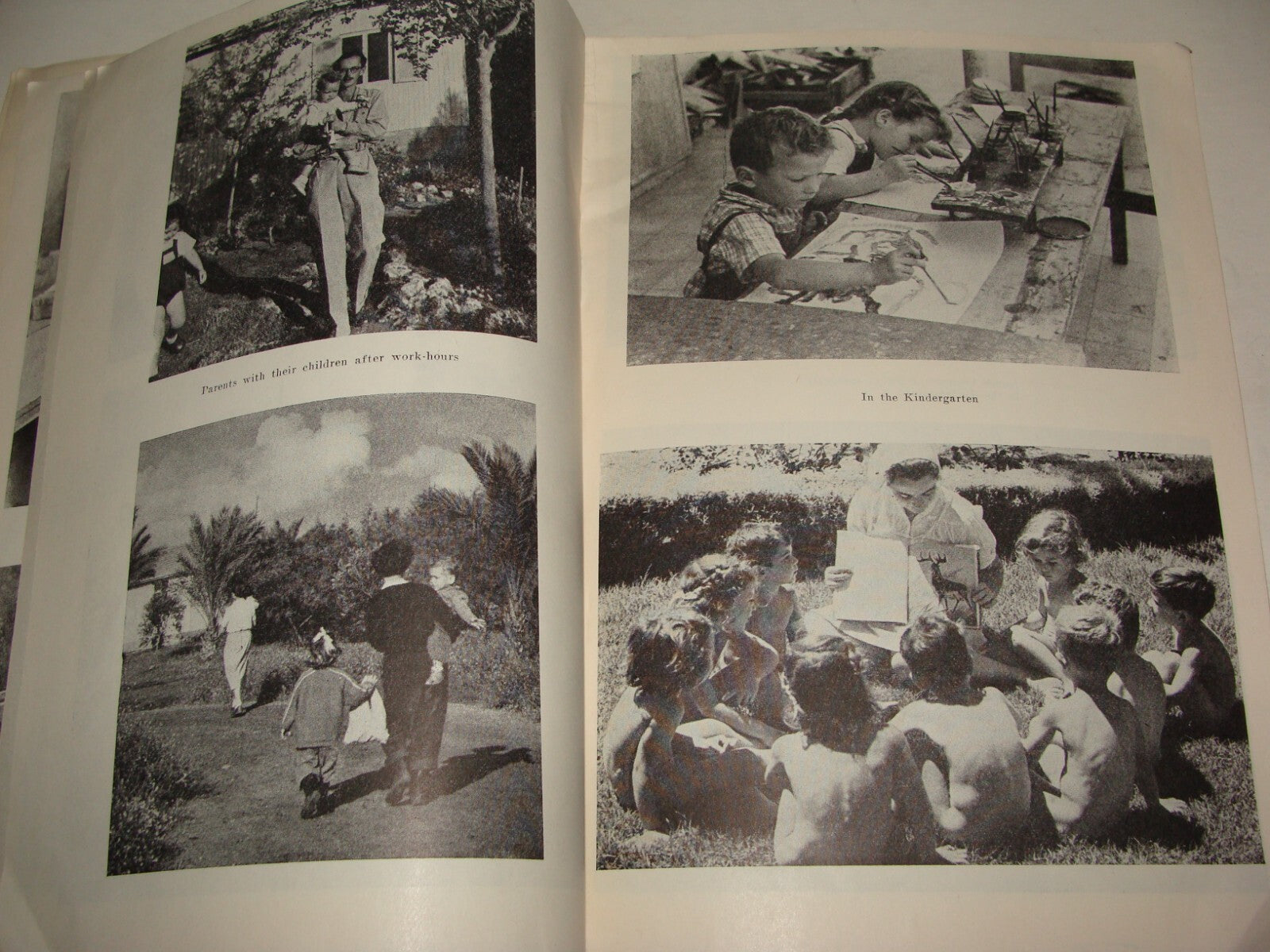 Book Jewish Judaica 1961 Israel Israeli KIBBUTZ COLLECTIVE EDUCATION Zionism