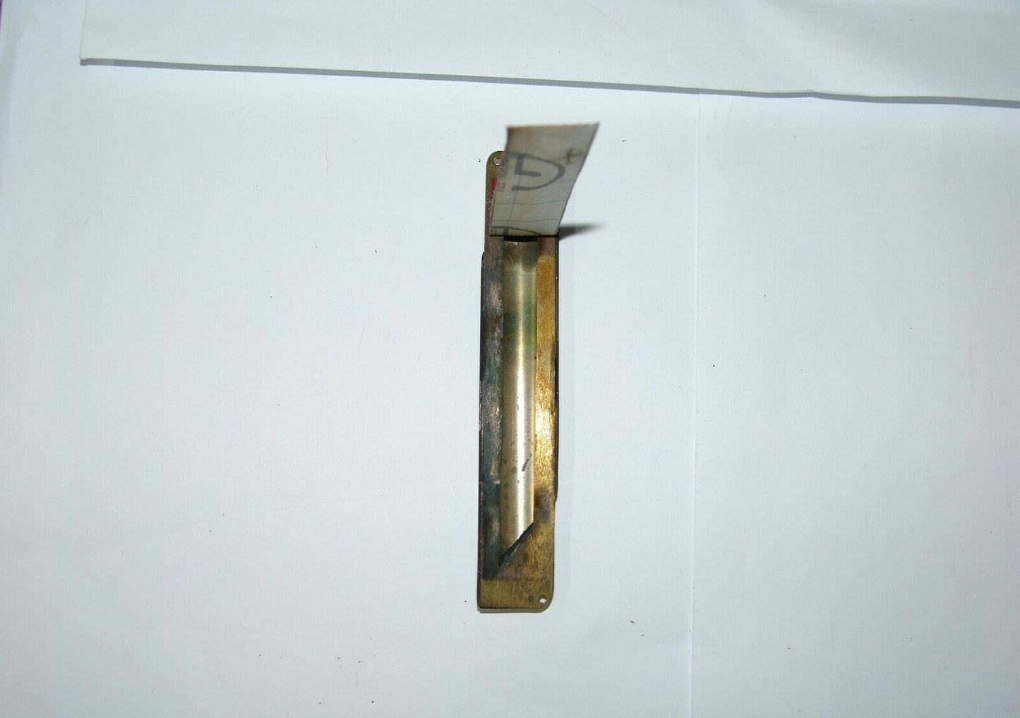 Ad Jewish Judaica modern israeli Mezuzah case Shema Israel מוטי מרדו hand made