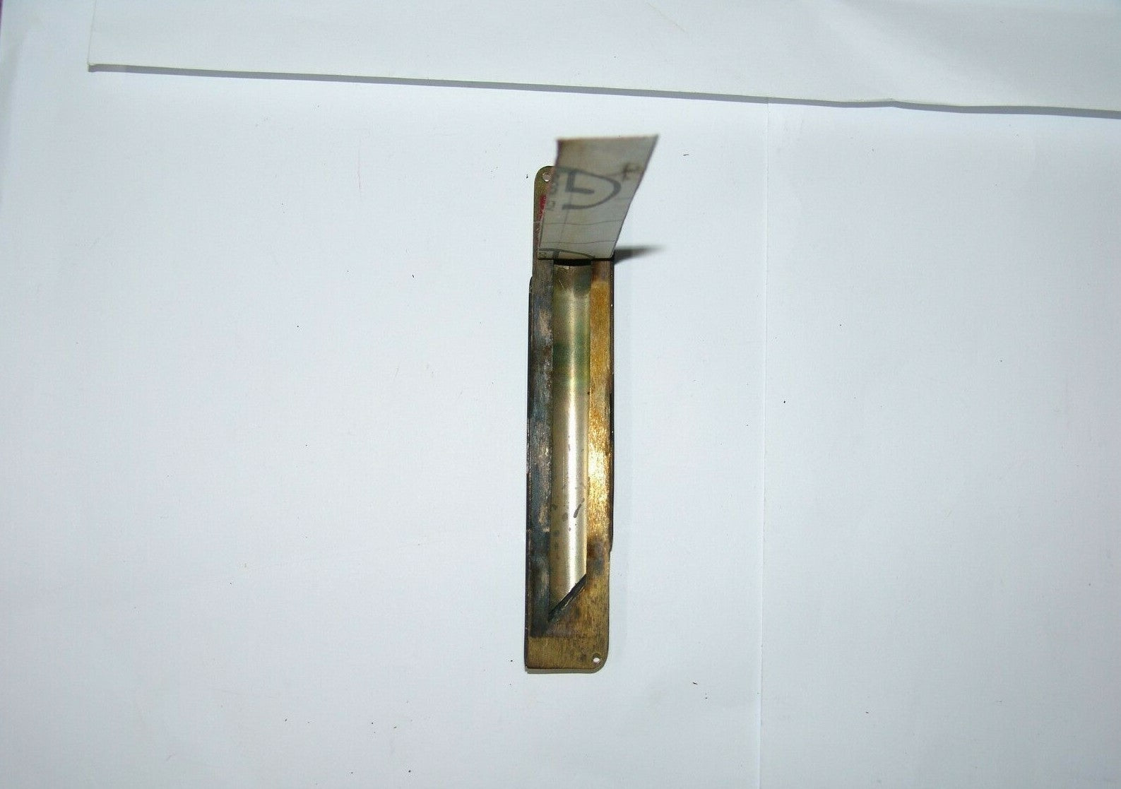 Ad Jewish Judaica modern israeli Mezuzah case Shema Israel מוטי מרדו hand made