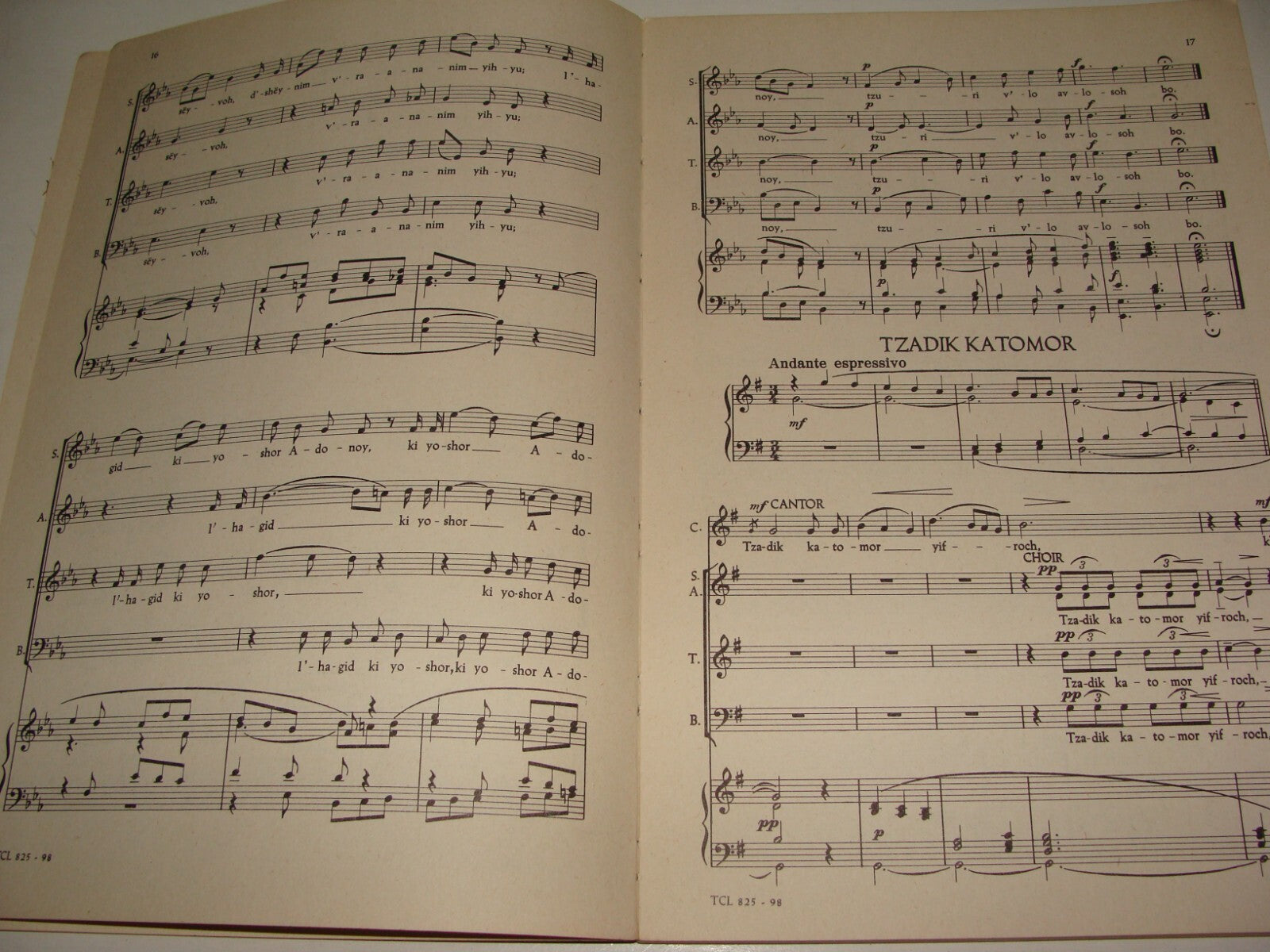 $ Book Jewish American Judaica 1958 Evening Service Sabbath Festivals Songs Tabs