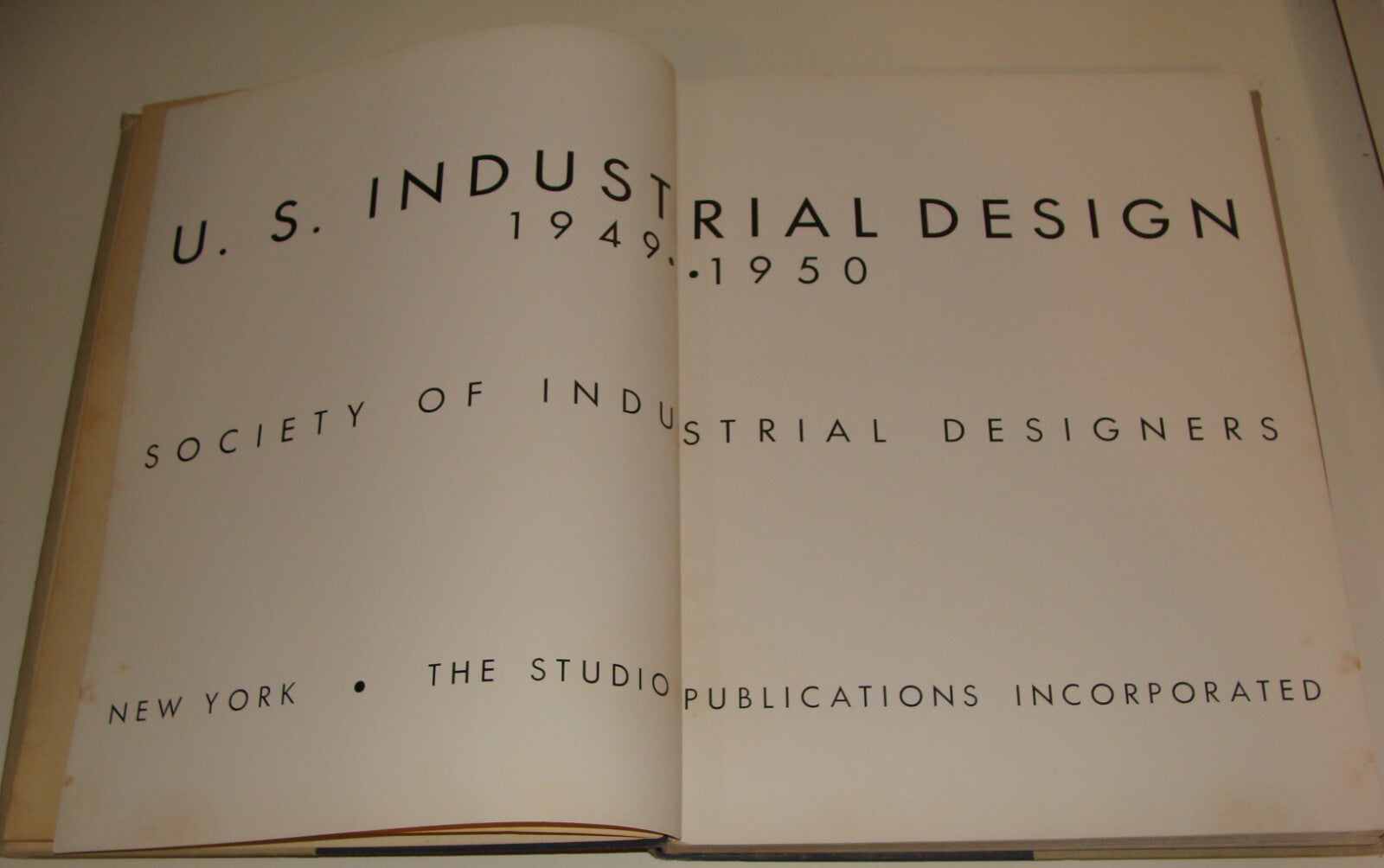 U. S. Industrial Design 1949-1950 Book Catalog Art American United States