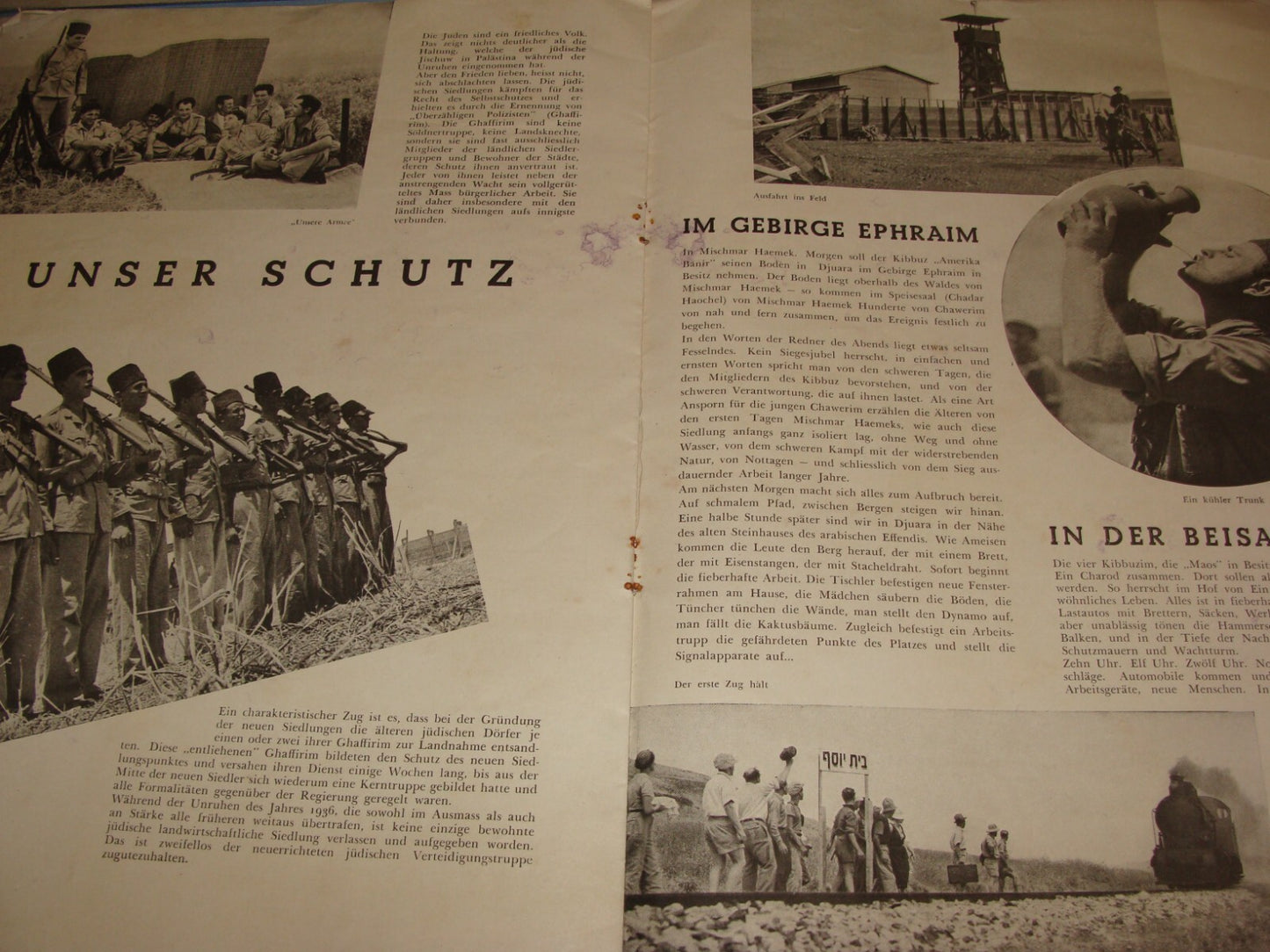 Booklet Palestine Jewish Judaica 1937 Israel German Photo Album Zionist RARE