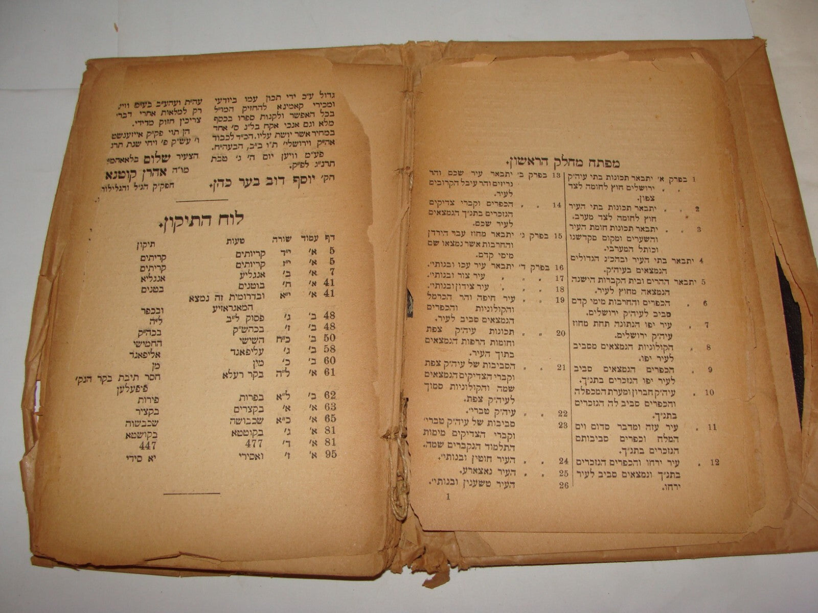 Book Jewish Judaica 1893 Austria Wien GIVAT SHAUL Zionist Palestine Trip Hebrew