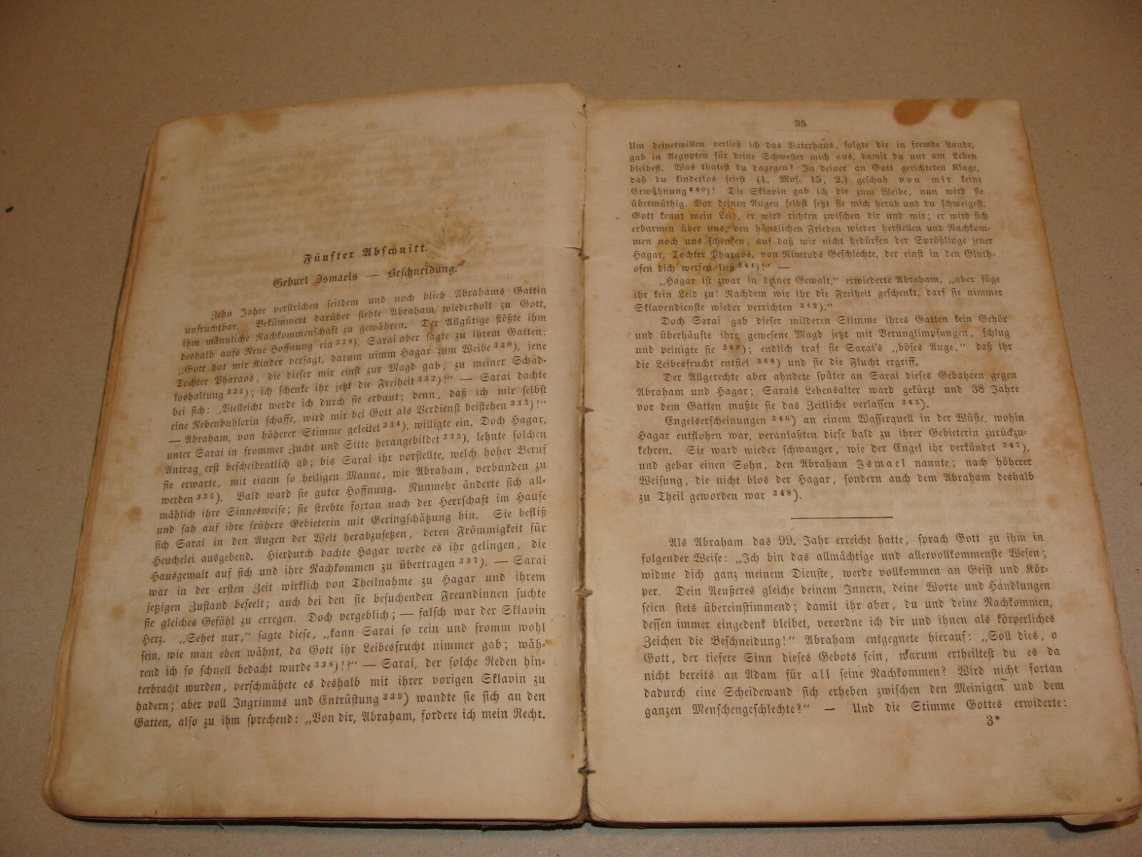 Germany Book Jewish Judaica 1859 German Leipzig Bible Biblical Abraham History