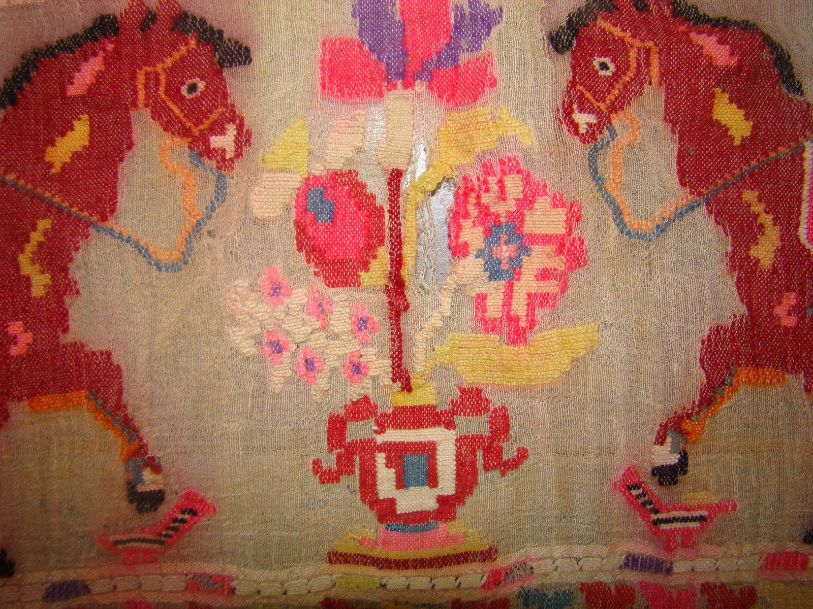 Antique Middle East Turkish Turkey Ottoman Uzbekistan ? Islamic Embroidery Cloth