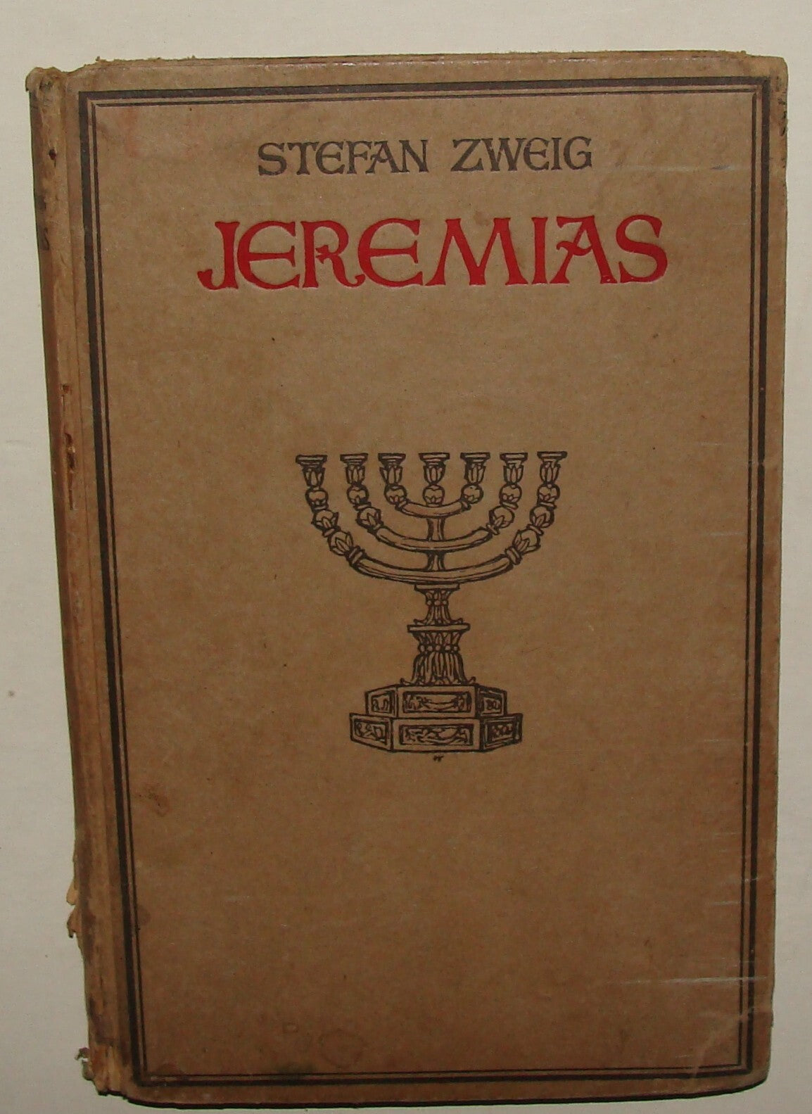 Germany Book Jewish Judaica German Leipzig 1919 Stefan Zweig Jeremias