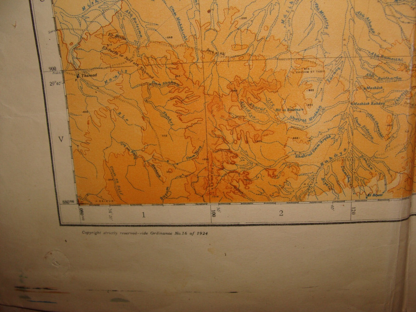 1950 ISRAEL Map Jewish National Fund Jubilee Zionist JNF KKL Land LARGE SIZE