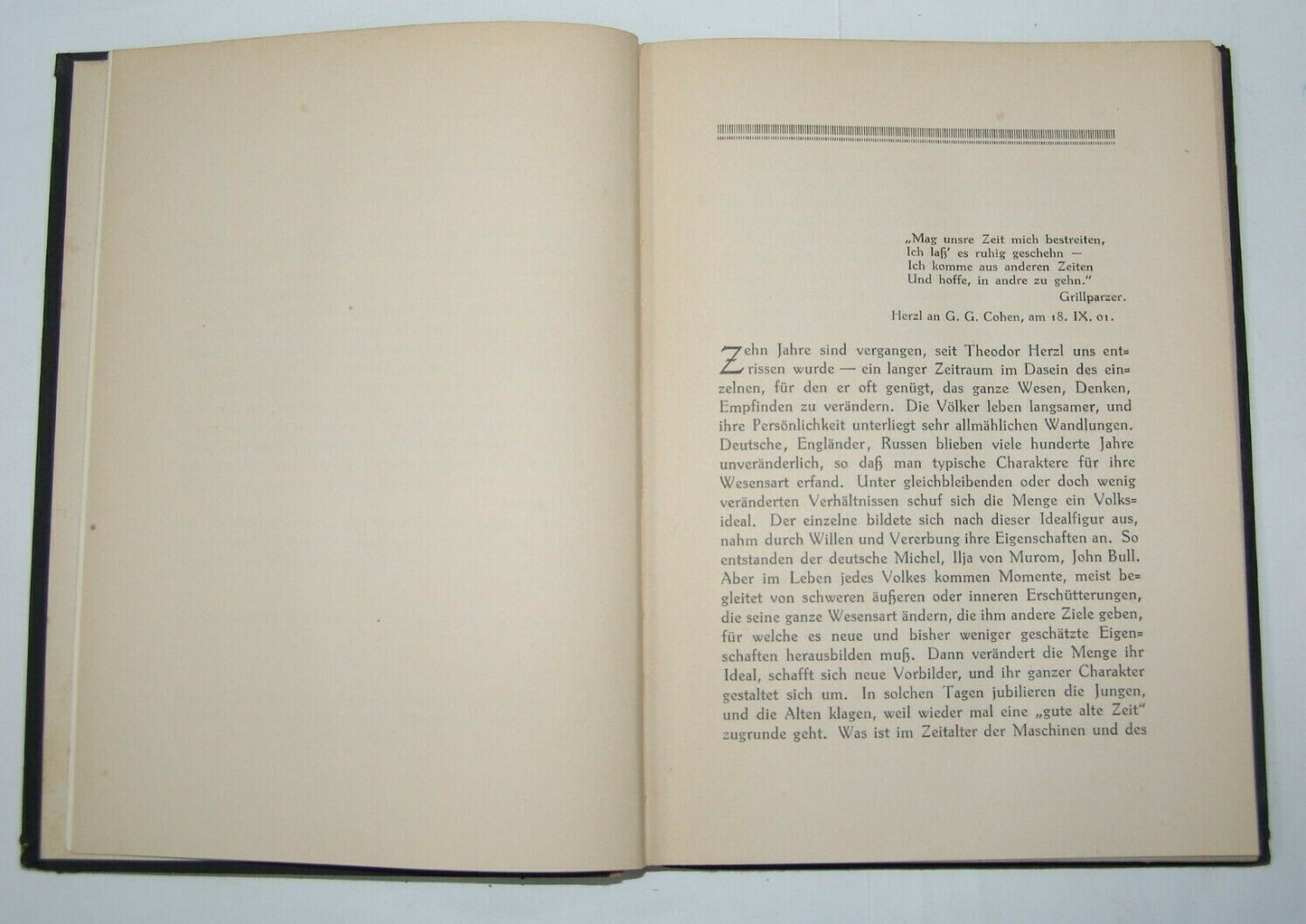 Jewish Judaica zionist zionism Das Leben Theodor Herzls Herzl by Friedemann 1914