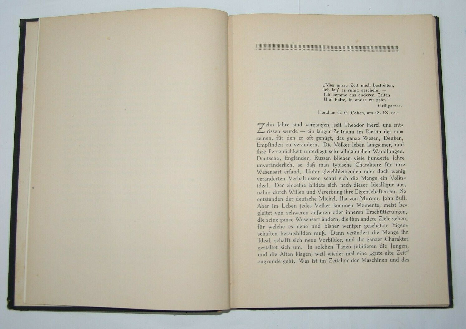 Jewish Judaica zionist zionism Das Leben Theodor Herzls Herzl by Friedemann 1914