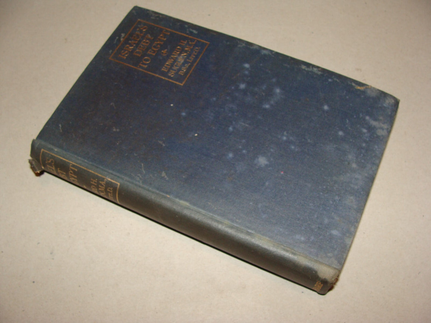 Book Jewish RARE 1928 ISRAEL'S DEBT TO EGYPT Israel History Judaica London