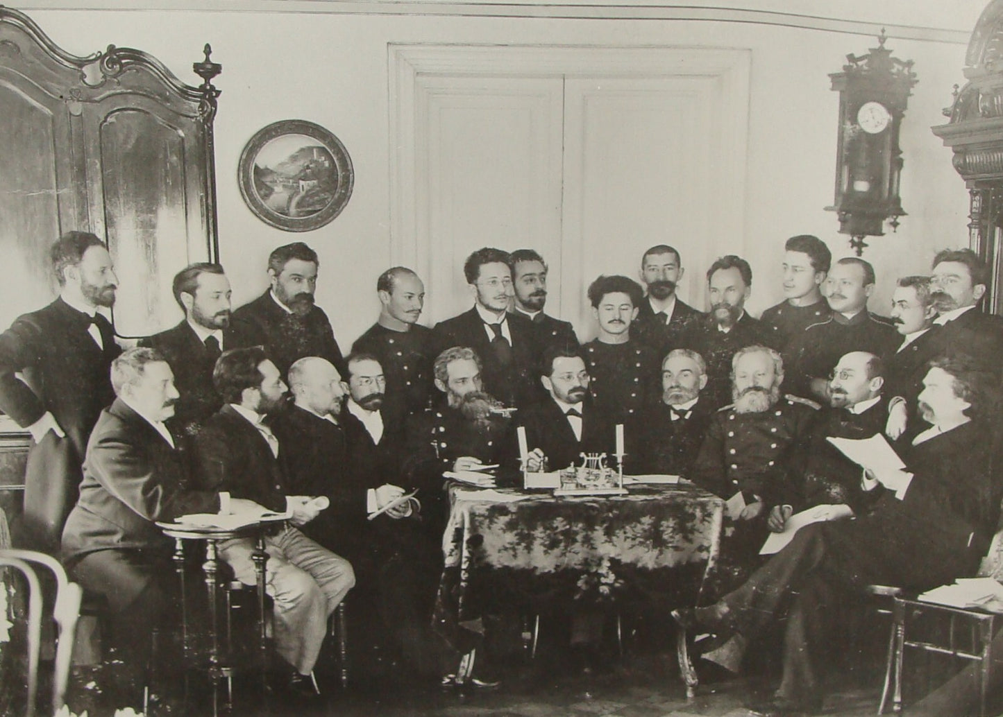 Photo Print, 1899 Russia Russian Zionist Jewish Judaica Moscow Assembly