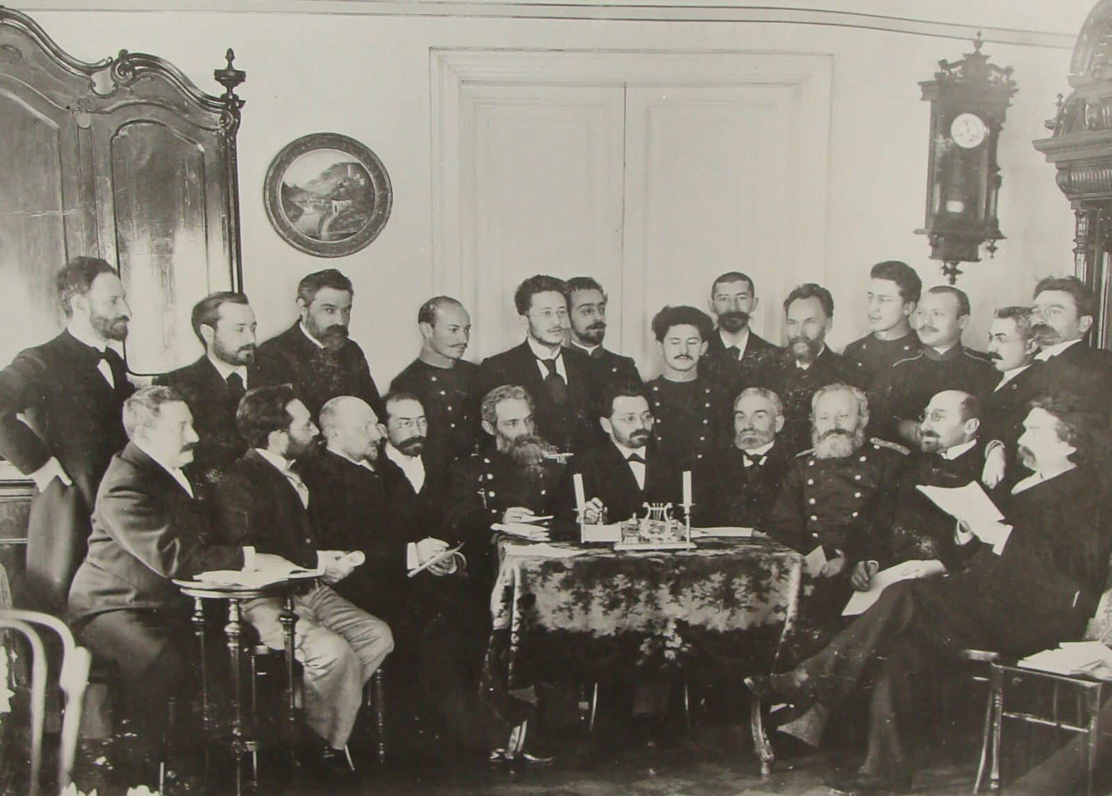 Photo Print, 1899 Russia Russian Zionist Jewish Judaica Moscow Assembly