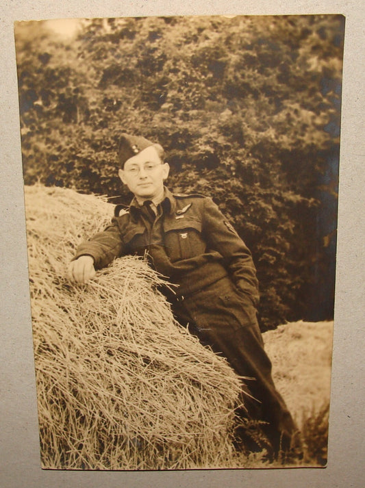 1944 WWII British Army Military Soldier Photo Letter East Marden Chichester