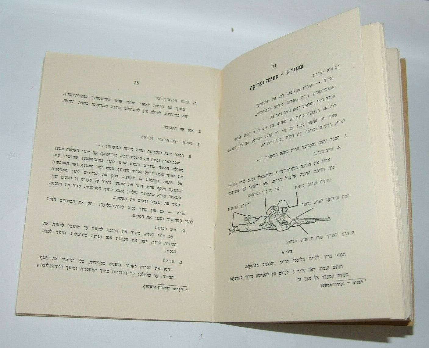 Book Jewish Judaica palestine Eretz Israel NOTRIM Police Rifle guide 1942 הרובה