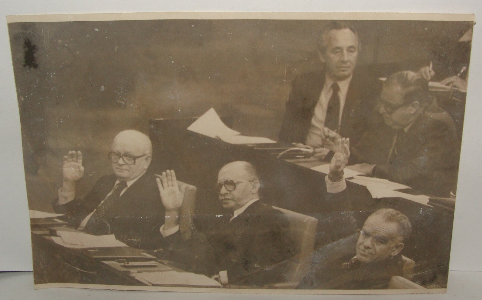 Pol Photo Jewish Israel Israeli Government Mencahem Begin Shimon Peres Shamir