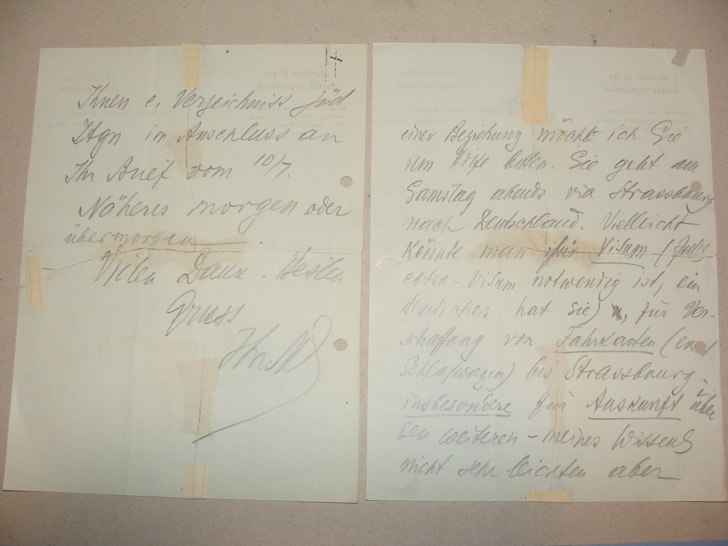 Letter Jewish Judaica 1920s? London Zionist German Executive England UK Britain