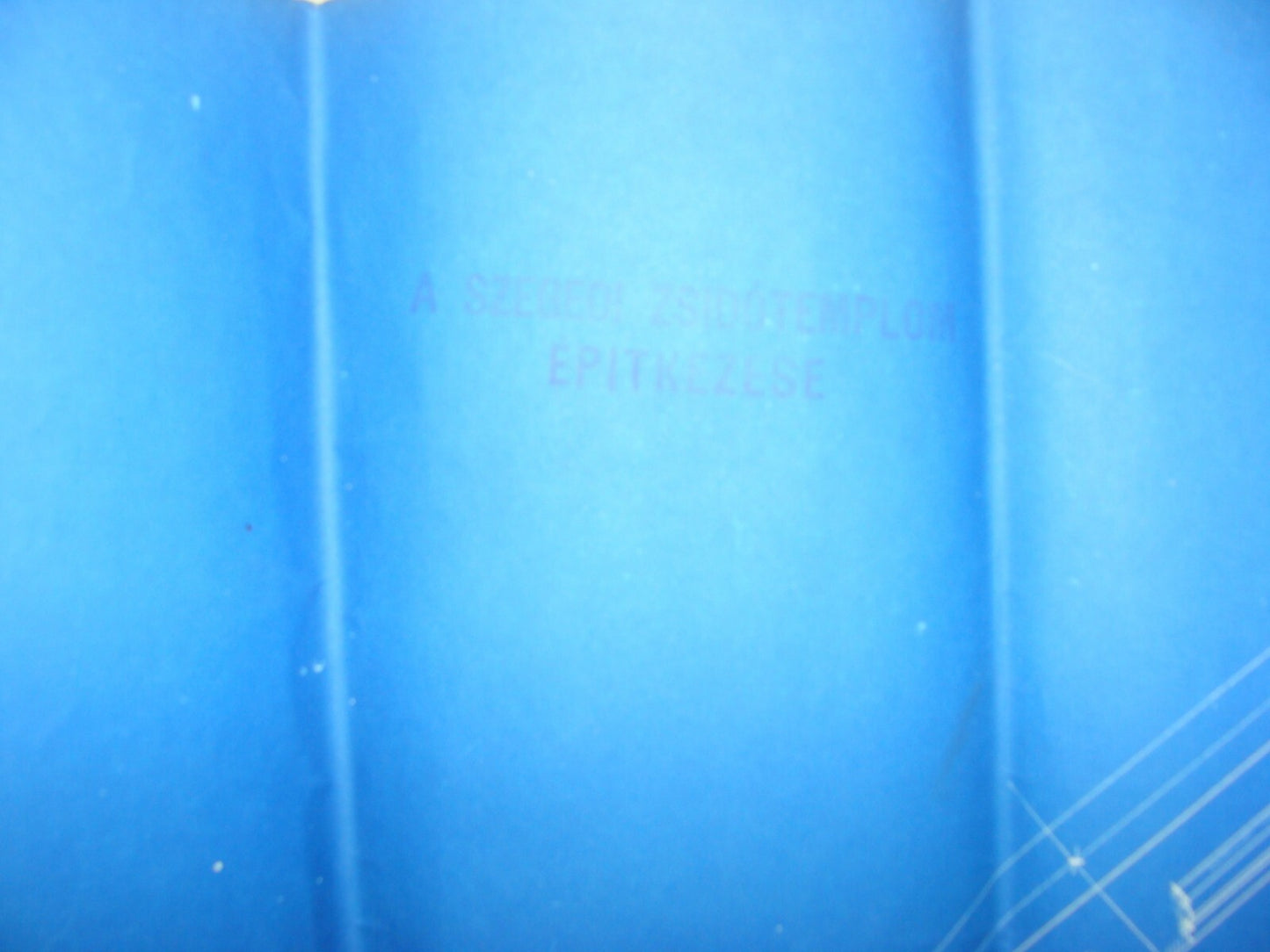 RARE Jewish Judaica Antique 1901 Hungary Szeged Synagogue BAUMHORN LIPOT Plan