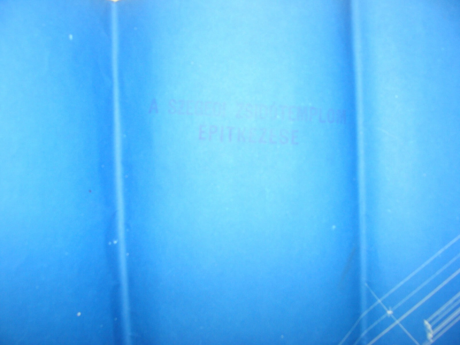 RARE Jewish Judaica Antique 1901 Hungary Szeged Synagogue BAUMHORN LIPOT Plan