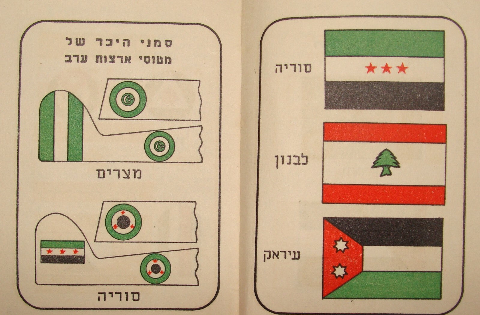 Jewish Judaica 1955 Israel Israeli Army Military IDF Pocket Calendar Booklet Map